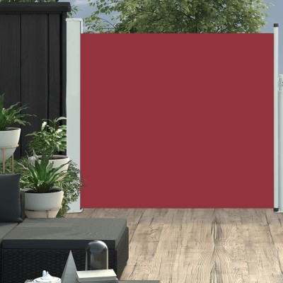 vidaXL Copertină laterală retractabilă de terasă, roșu, 170x300 cm 317889 foto