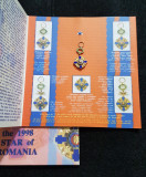 Miniatura Ordinul Steaua Romaniei model 1998 , Monetaria Statului