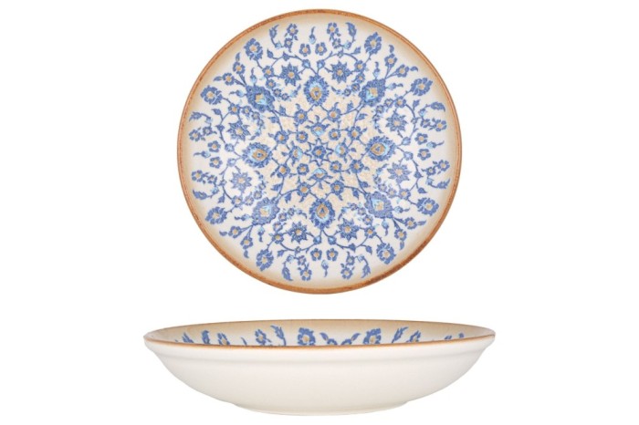 Rinart Farfurie ad&acirc;ncă - Tiara - Porţelan - 23 cm (900cc) - set de 6