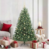 VidaXL Brad de Crăciun artificial cu ramuri articulare Verde 150 cm 3395482