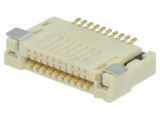 Conector FFC/FPC Orizontal 10 Pini SMT 0.5A