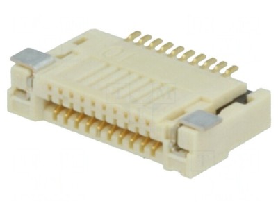 Conector FFC/FPC Orizontal 10 Pini SMT 0.5A foto