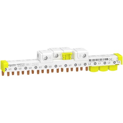 Bareta de alimentare 3P+N cu conectori 12M Acti9 Schneider A9XPP712 foto