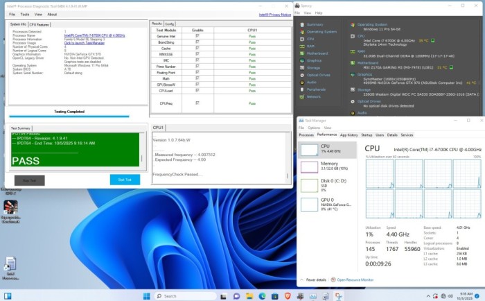 Procesor I7 6700K SR2LO 4.00GHz
