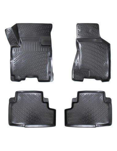 Set covorase auto din cauciuc tip tavita pentru Hyundai Tucson I 2004-2009