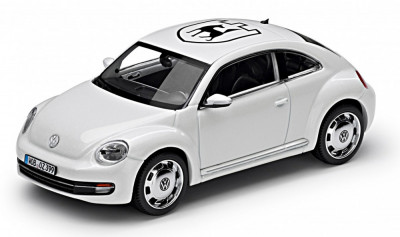 Macheta Oe Volkswagen Beetle Wolfsburg 1:43 Alb 5C1099300CB9A foto