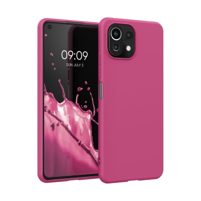 Husa pentru Xiaomi Mi 11 Lite 5G, Silicon, Roz, 54726.213, kwmobile foto