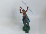 bnk jc Indian calare cu tomahawk si sulita - Vestul Salbatic - Hong Kong copie Timpo