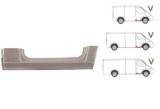 Prag metalic Mercedes Sprinter (W901-905), 1995-20022007, Vw Lt 1996-2005, parte montare Prag dreapta, 50624213, Aftermarket, Rapid