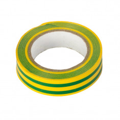 Banda izolatoare atestata 15x0.15mm / 10m verde