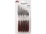 Cutite de paleta pentru pictura in ulei si acrilic, 5 bucati set