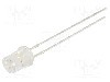 Dioda LED, 5mm, portocalie, 500...750mcd, 20mA, 2,1...2,6V, OPTOSUPPLY - OSO5PA53C1A