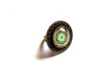 inel sticla cu mandala 32927