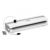 Aparat de vidat Zass ZVS 05, 110W, Alb, cu taietor pungi, tub caserole, mod uscat/umed, functie Pulse Vac, latime sigilare 2mm