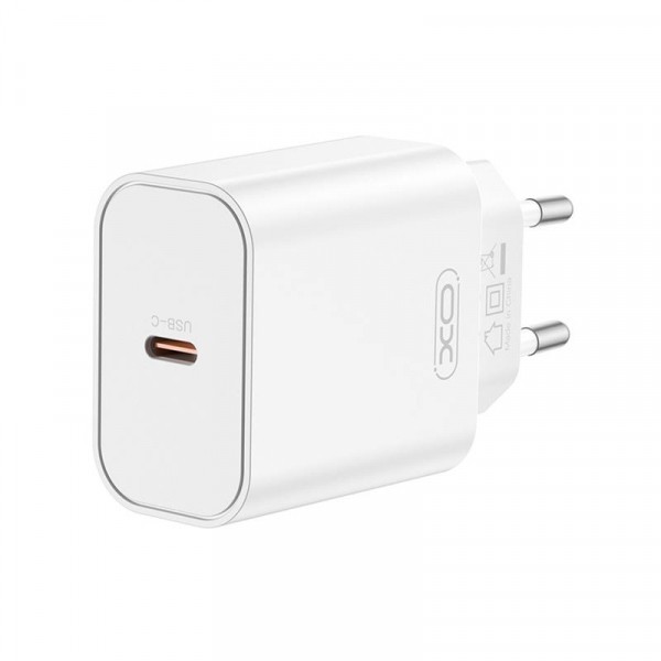 Incarcator Retea XO Design CE32, 20W, 3A, 1 x USB-C, Alb