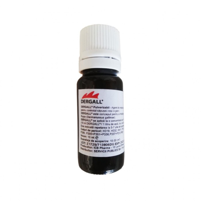 DERGALL INSECTICID PADUCHI, CAPUSE GAINI 10 mL