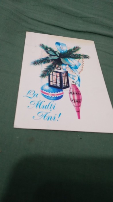 CARTE POSTALA FELICITARE CIRCULATA