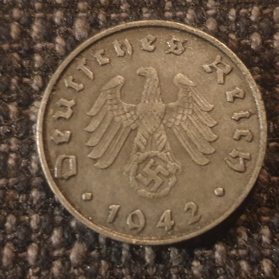 Germania Nazista 10 reichspfennig 1942 B (Viena) foto