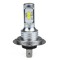 Set 2 becuri LED H7 CSP 3570, 5000 lm, putere LED 40W, alb rece, 6000 K, lumini de ceata, faza scurta, faza lunga, instalare Plug &amp; Play