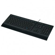 Tastatura Logitech K280e cu fir, USB, neagra foto