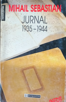 MIHAIL SEBASTIAN JURNAL 1935 1944 foto