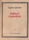 Eugeniu Sperantia - Initiere in poetica