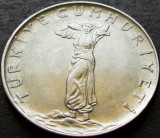 Moneda 25 KURUS - TURCIA, anul 1965 *cod 1102