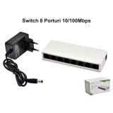 Switch 8 Porturi 10/100Mbps Pix-Link LV-SV08, Retea LAN, Fast Ethernet