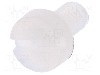 Surub M3, poliamida, lungime 6mm, cap rotund, pas filet 0.5, DREMEC - 8G201M3X06