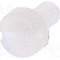 Surub M3, poliamida, lungime 6mm, cap rotund, pas filet 0.5, DREMEC - 8G201M3X06