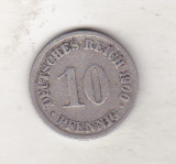 Bnk mnd Germania 10 pfennig 1900 D, Europa