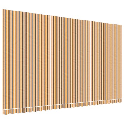 Panza de rezerva copertina, dungi multicolore, 6x3,5 m foto