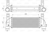 VALEO 818353 Intercooler, compresor