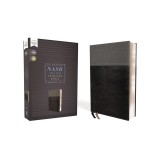 Nasb, Thinline Bible, Leathersoft, Black, Red Letter Edition, 1995 Text, Comfort Print
