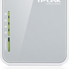 Router wireless 4g portabil tp-link tl-mr3020 1xlan 10/100 antena interna n150 3g/4g sharing 1xusb2.0 portabil