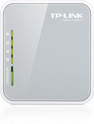 Router wireless 4g portabil tp-link tl-mr3020 1xlan 10/100 antena interna n150 3g/4g sharing 1xusb2.0 portabil foto