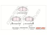 Dr!ve+ DP1010.10.0797 set placute frana,frana disc