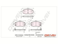 Dr!ve+ DP1010.10.0797 set placute frana,frana disc
