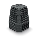 Compostor de gradina, 750 L, negru, Evogreen, Vario