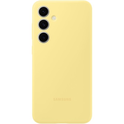 Husă Silicon Samsung Galaxy S24 FE, Galbenă, Blister EF-PS721CYEGWW foto