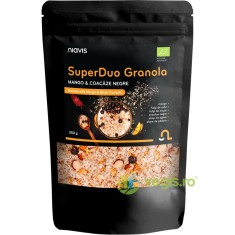 SuperDuo Granola cu Mango si Coacaze Negre Ecologica/Bio 250g