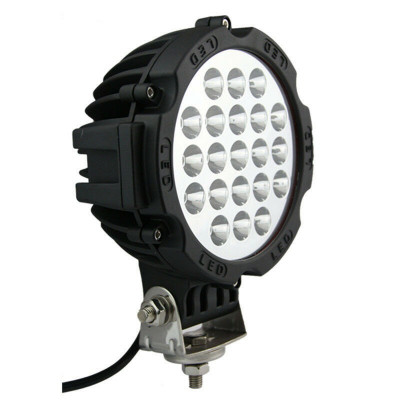 Proiector LED Auto Offroad 63W/12V-24V, 4410 Lumeni, Negru, Spot Beam 30 Grade foto