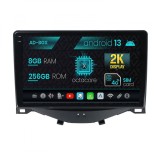Cumpara ieftin Navigatie Citroen C1 Peugeot 108 Toyota AYGO (2014-2022), Android 13, X-Octacore 8GB RAM + 256GB ROM, 9.5 Inch - AD-BGX9008+AD-BGRKIT101