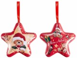 Cumpara ieftin Set 2 ornamente brad Craciun metal multicolor 9x5x9 cm