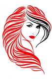 Sticker decorativ, Woman, 80 cm, 215STK