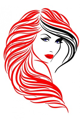 Sticker decorativ, Woman, 80 cm, 215STK foto
