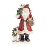 Cumpara ieftin Figurina Mos Craciun polirasina multicolora 17x16x30 cm