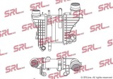 Intercooler Dacia Dokker, Duster, Logan, Sandero; Mercedes Citan, T-Class; Renault Captur, Clio, Express, Kangoo, 1.5 dci; intrare/iesire conectare, SRLine