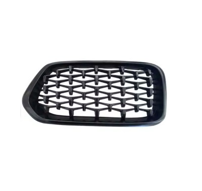 Grila radiator Bmw X2 (F39), 03.2018-2024, model: pachet,M, montare fata, dreapta, Negru lucios; fagure, RapidAuto foto