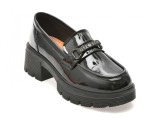 Mocasini GRYXX negri, 88178, din piele naturala lacuita